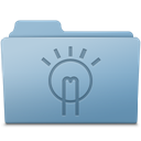 Idea Folder Blue icon
